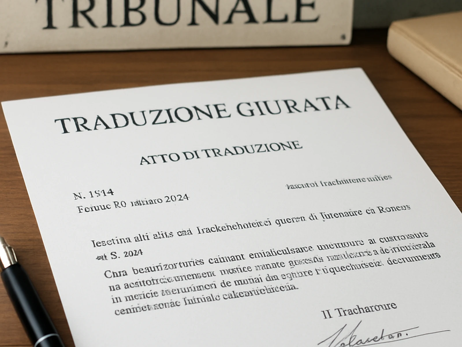 Sworn & Notarised Translation detail